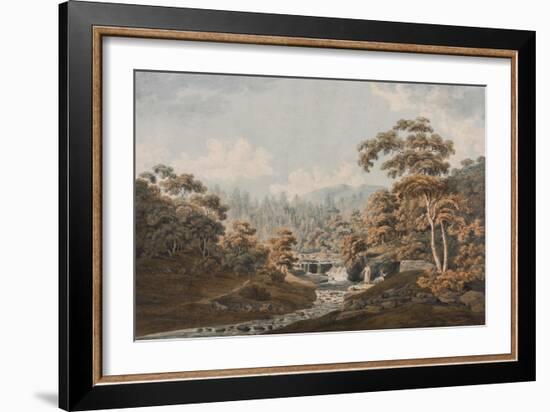 ‘Habbies How, Peggy’S Pool and Carlops Hill-James Stevenson-Framed Giclee Print