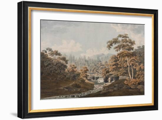 ‘Habbies How, Peggy’S Pool and Carlops Hill-James Stevenson-Framed Giclee Print