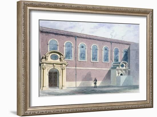 Haberdashers Hall, 1852-Thomas Hosmer Shepherd-Framed Giclee Print