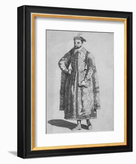 'Habit of a Merchant of London in 1640', 1776-Unknown-Framed Giclee Print