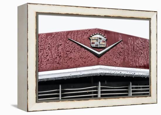 Hachenburg, Hesse, Germany, Cadillac Deville Convertible, 1969 Model, Cubic Capacity 7.0 L-Bernd Wittelsbach-Framed Premier Image Canvas