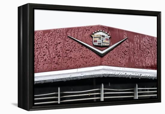 Hachenburg, Hesse, Germany, Cadillac Deville Convertible, 1969 Model, Cubic Capacity 7.0 L-Bernd Wittelsbach-Framed Premier Image Canvas