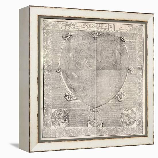 Haci Ahmed's World Map, 1560-Library of Congress-Framed Premier Image Canvas