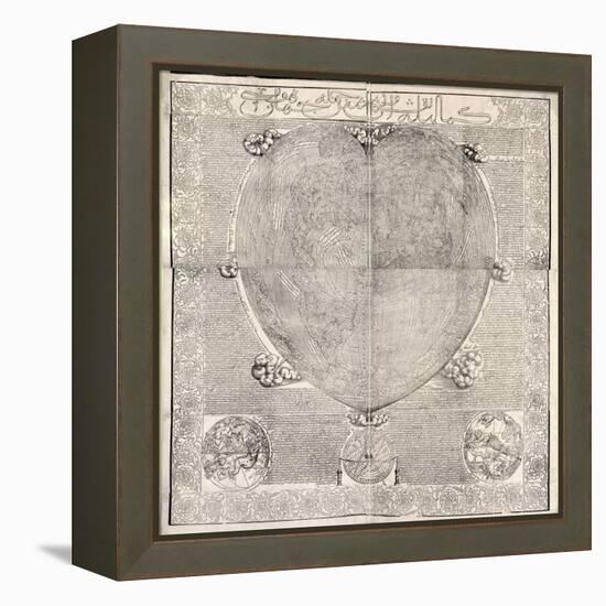 Haci Ahmed's World Map, 1560-Library of Congress-Framed Premier Image Canvas