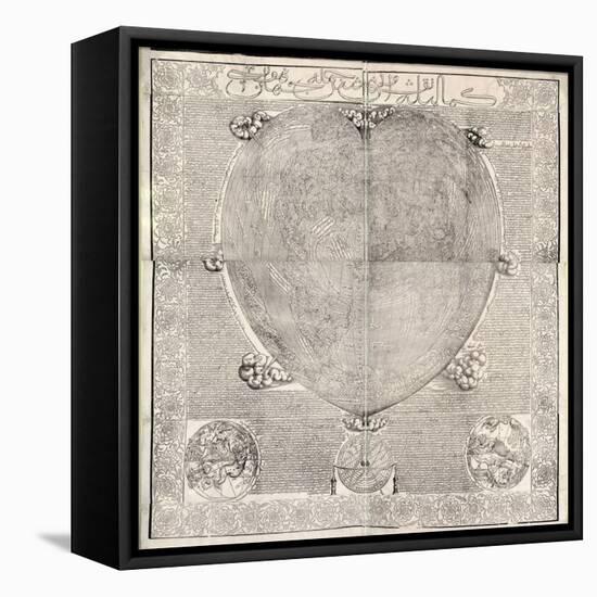 Haci Ahmed's World Map, 1560-Library of Congress-Framed Premier Image Canvas