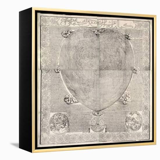 Haci Ahmed's World Map, 1560-Library of Congress-Framed Premier Image Canvas