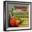 Hacienda Brand - California - Citrus Crate Label-Lantern Press-Framed Art Print