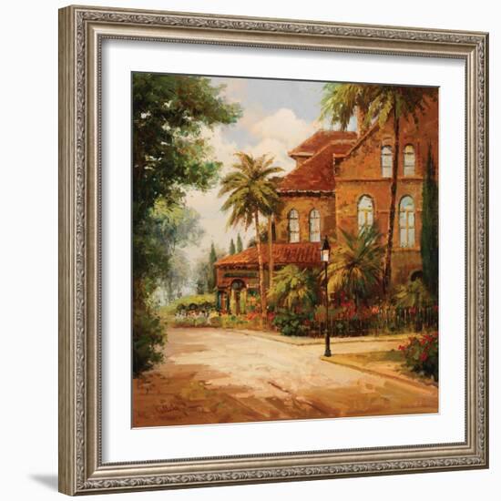 Hacienda de Santiago-Enrique Bolo-Framed Art Print