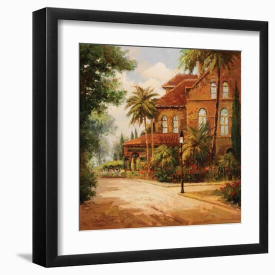 Hacienda de Santiago-Enrique Bolo-Framed Art Print