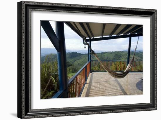 Hacienda El Caney (Plantation), in the Coffee-Growing Region, Near Manizales, Colombia-Natalie Tepper-Framed Photo