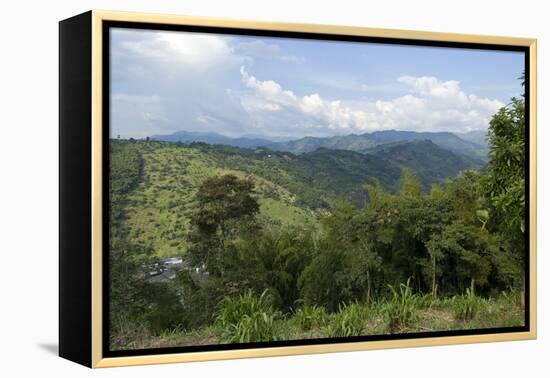 Hacienda El Caney (Plantation), in the Coffee-Growing Region, Near Manizales, Colombia-Natalie Tepper-Framed Stretched Canvas