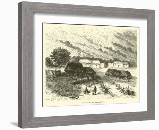 Hacienda of Bellavista-Édouard Riou-Framed Giclee Print