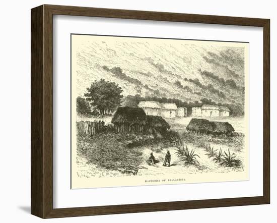 Hacienda of Bellavista-Édouard Riou-Framed Giclee Print