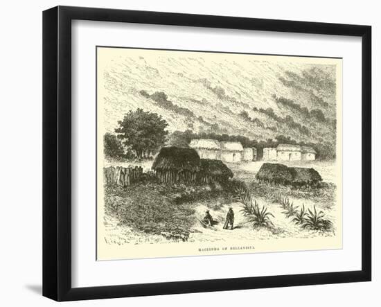 Hacienda of Bellavista-Édouard Riou-Framed Giclee Print