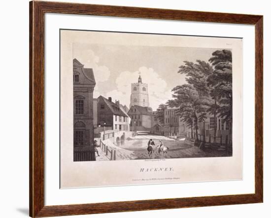 Hackney Brook, Hackney, London, 1791-William Ellis-Framed Giclee Print