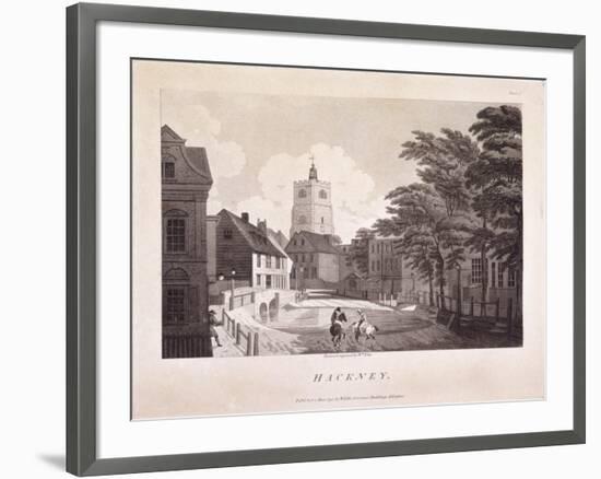 Hackney Brook, Hackney, London, 1791-William Ellis-Framed Giclee Print