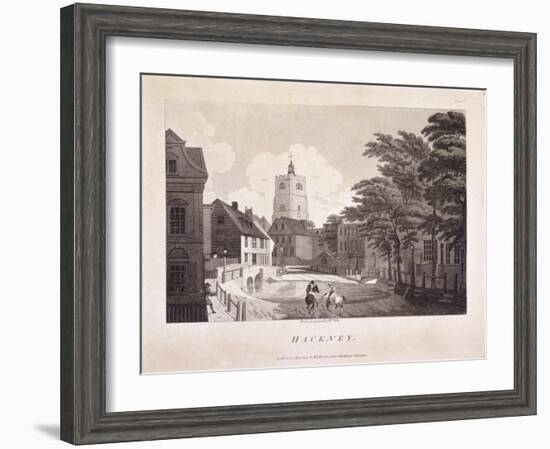 Hackney Brook, Hackney, London, 1791-William Ellis-Framed Giclee Print