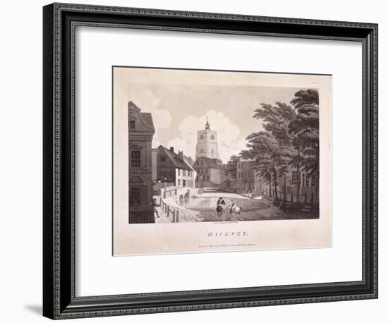 Hackney Brook, Hackney, London, 1791-William Ellis-Framed Giclee Print