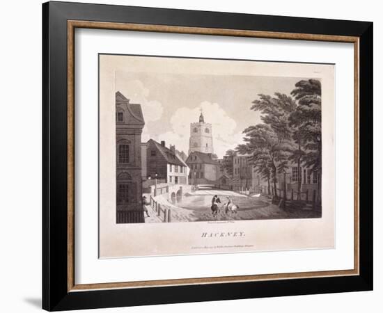 Hackney Brook, Hackney, London, 1791-William Ellis-Framed Giclee Print