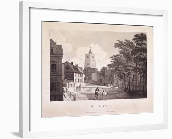 Hackney Brook, Hackney, London, 1791-William Ellis-Framed Giclee Print