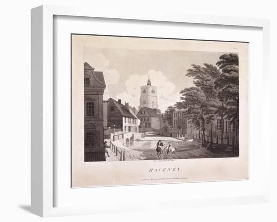 Hackney Brook, Hackney, London, 1791-William Ellis-Framed Premium Giclee Print