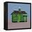 Hackney Carriage Hut, Russell Square-Claire Huntley-Framed Premier Image Canvas