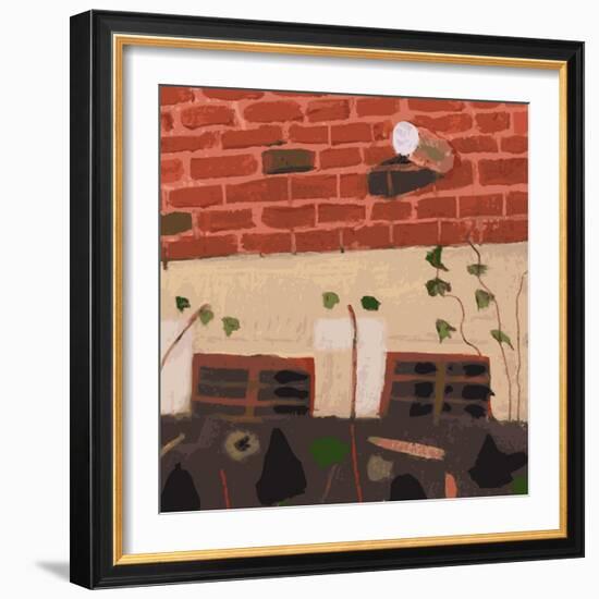 Hackney Marshes Cricket Pavilion Air Vent #2 Detail-Thomas MacGregor-Framed Giclee Print