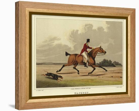 Hackney-Henry Thomas Alken-Framed Premier Image Canvas