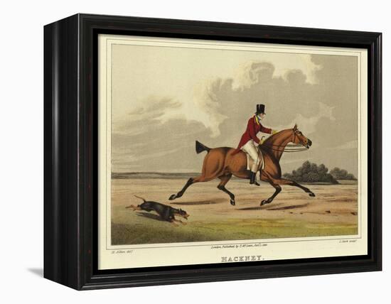 Hackney-Henry Thomas Alken-Framed Premier Image Canvas