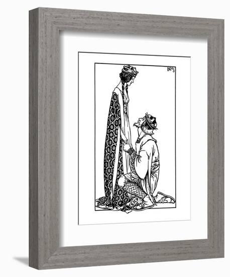 Hacon Grizzlebeard-Reginald & Knowles-Framed Art Print