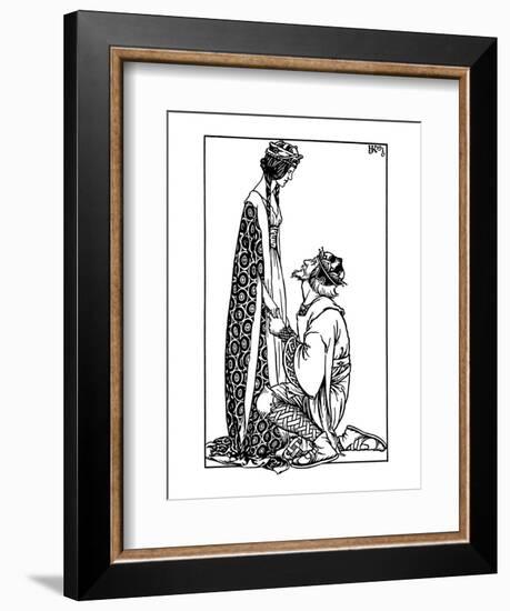 Hacon Grizzlebeard-Reginald & Knowles-Framed Art Print