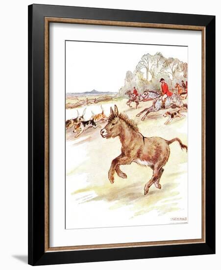 'Had the Time of My Life Today. Men in Red Coats on Horses and Lots of Dogs Came Galloping across…-Anne Anderson-Framed Giclee Print