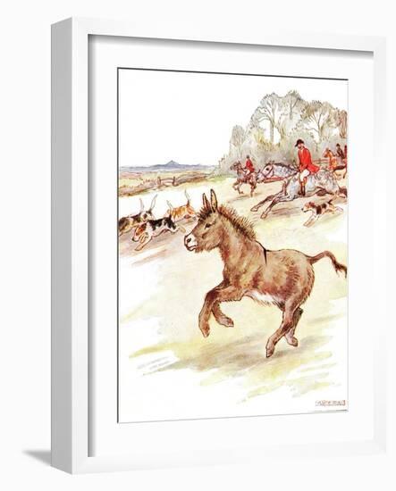 'Had the Time of My Life Today. Men in Red Coats on Horses and Lots of Dogs Came Galloping across…-Anne Anderson-Framed Giclee Print