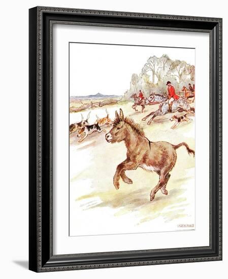 'Had the Time of My Life Today. Men in Red Coats on Horses and Lots of Dogs Came Galloping across…-Anne Anderson-Framed Giclee Print