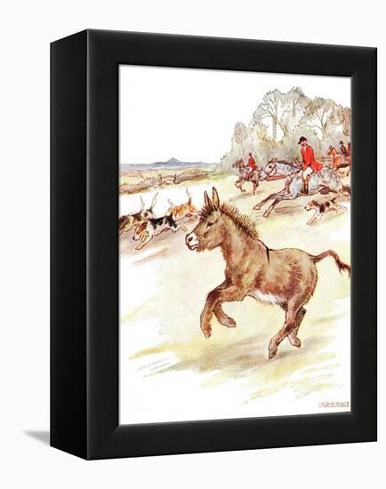 'Had the Time of My Life Today. Men in Red Coats on Horses and Lots of Dogs Came Galloping across…-Anne Anderson-Framed Premier Image Canvas