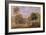 Haddon Hall from the Park, 1831 (W/C over Pencil on Paper)-David Cox-Framed Giclee Print