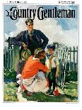 "Buying Flowers for Mother," Country Gentleman Cover, May 1, 1930-Haddon Sundblom-Framed Giclee Print