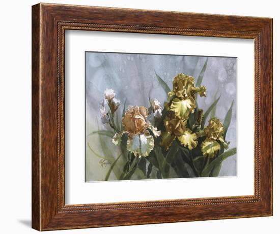 Hadfield Irises I-Clif Hadfield-Framed Art Print