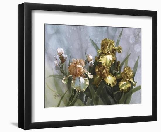 Hadfield Irises I-Clif Hadfield-Framed Art Print