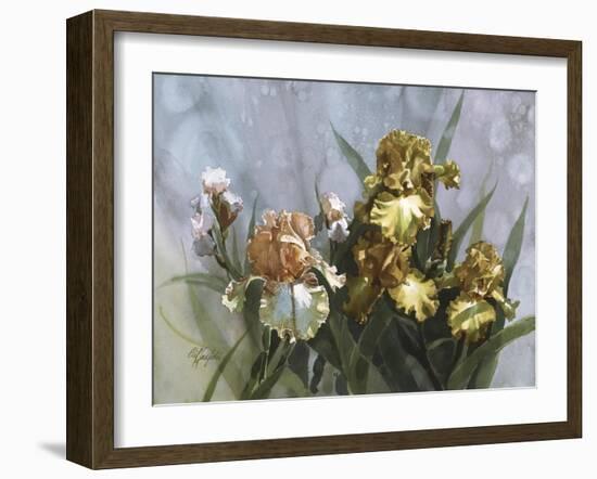 Hadfield Irises I-Clif Hadfield-Framed Art Print