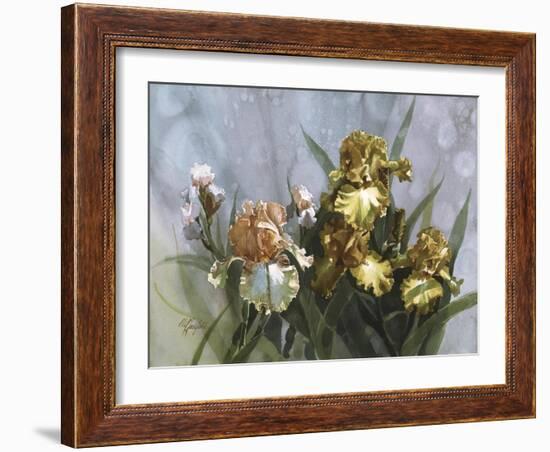 Hadfield Irises I-Clif Hadfield-Framed Art Print