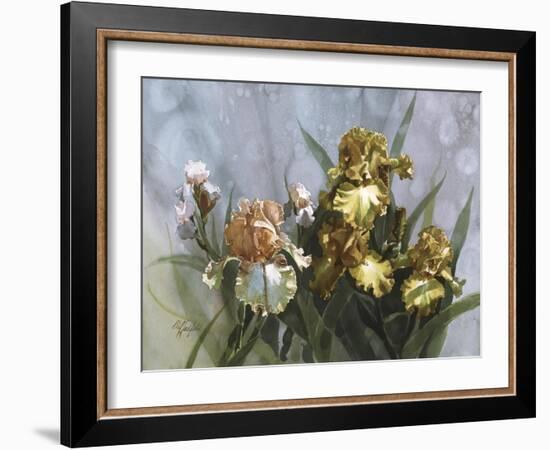 Hadfield Irises I-Clif Hadfield-Framed Art Print