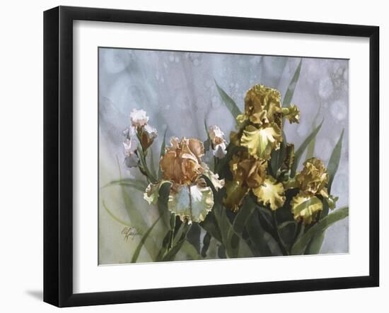 Hadfield Irises I-Clif Hadfield-Framed Art Print