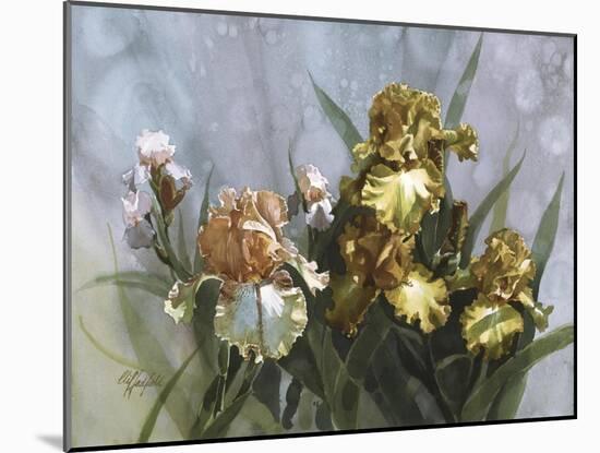 Hadfield Irises I-Clif Hadfield-Mounted Art Print