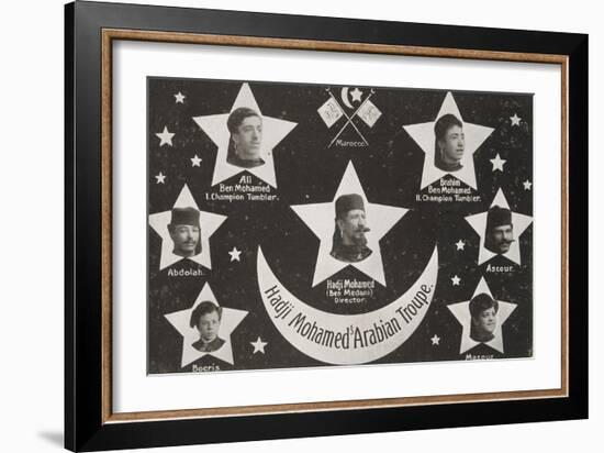 Hadji Mohamed's Arabian troupe-null-Framed Giclee Print