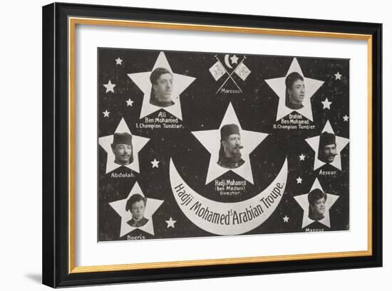 Hadji Mohamed's Arabian troupe-null-Framed Giclee Print