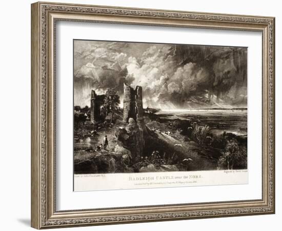 Hadleigh Castle Near the Nore-John Constable-Framed Giclee Print