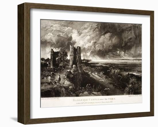 Hadleigh Castle Near the Nore-John Constable-Framed Giclee Print