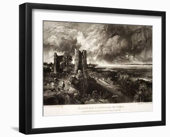 Hadleigh Castle Near the Nore-John Constable-Framed Giclee Print