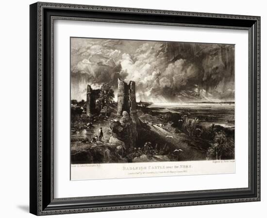 Hadleigh Castle Near the Nore-John Constable-Framed Giclee Print